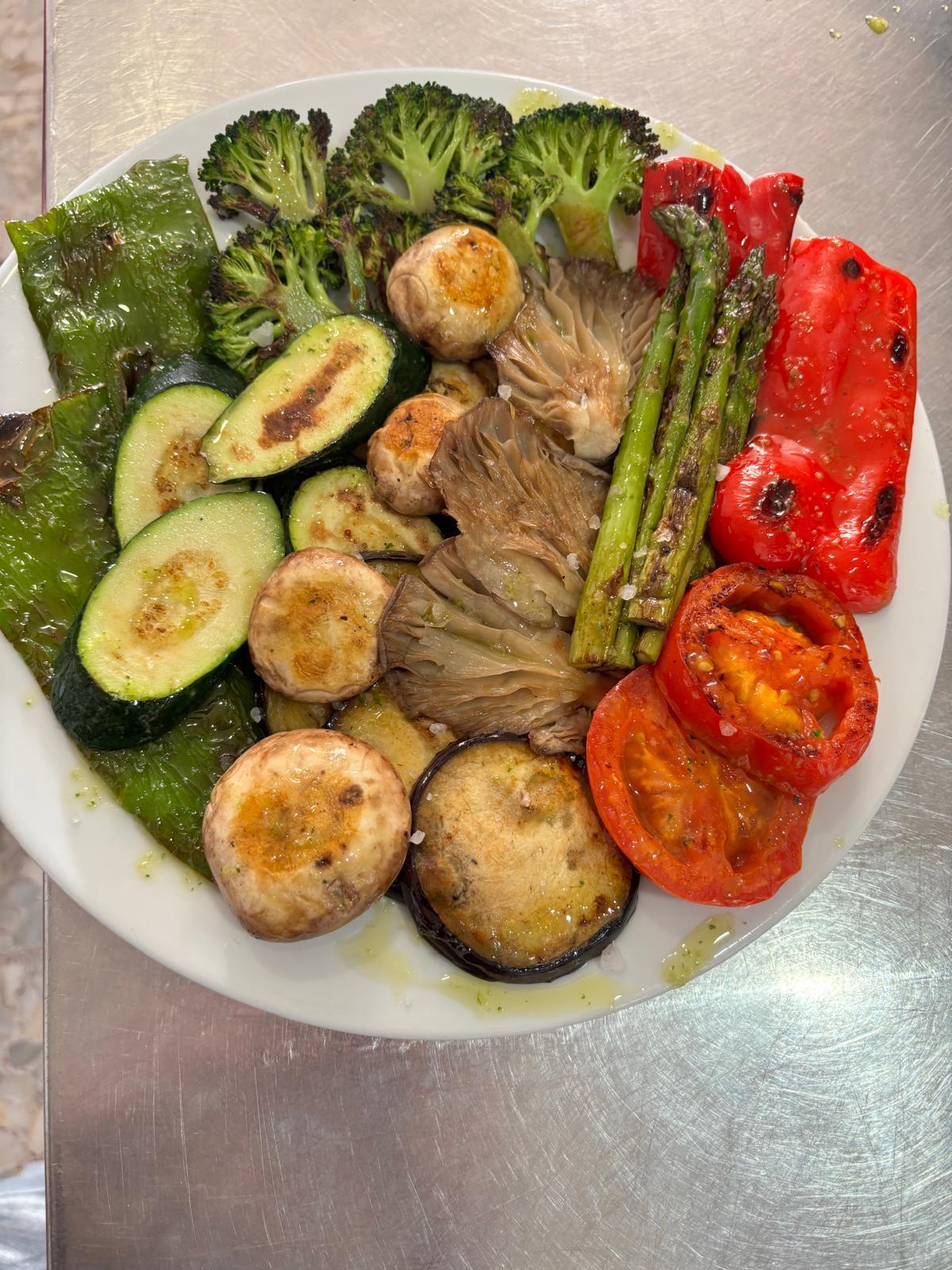 Parrillada de verduras a la plancha